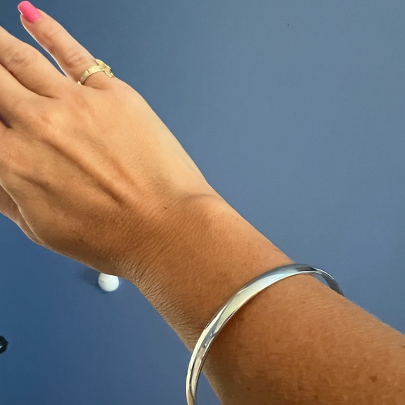 Kate Spade Silver Minimalist Bangle - Picture 3 of 3
